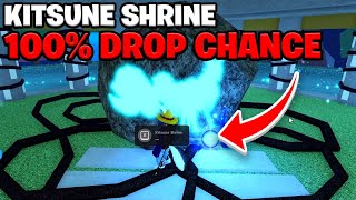 Blox Fruits KITSUNE SHRINE 100 GUARANTEED DROP GUIDE EASY [upl. by Mccormick]