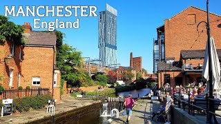 🇬🇧 Walking in MANCHESTER 4k Castlefield Tour England [upl. by Sej]