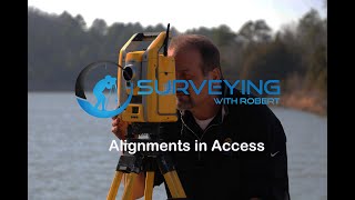 Alignments in Trimble Access [upl. by Acnairb536]