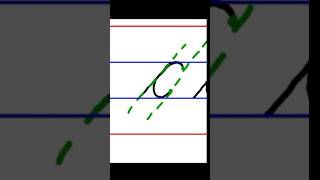 How to write cursive letter c Cursive Writing for beginner Cursive handwriting practice shorts [upl. by Yemac]