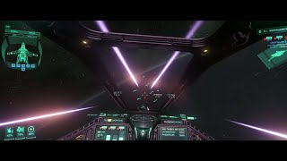 Star Citizen PVP Space Combat  3v1 F7A Mk II Hornet shreds Hornet Inferno amp Corsair above Brios [upl. by Cletis55]