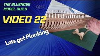 Bluenose Model Ship Build Video 22 [upl. by Ainelec]