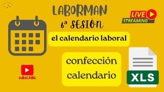 confección del calendario laboral [upl. by Ahcurb590]