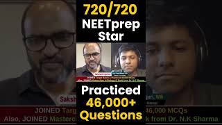 NEET 2024 Topper Scoring 720720 shorts [upl. by Emmerich430]