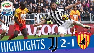 Juventus  Benevento 21  Highlights  Giornata 12  Serie A TIM 201718 [upl. by Gerty416]