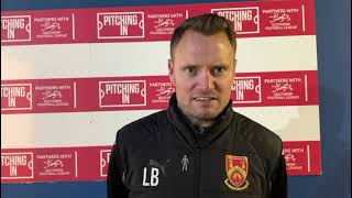 Leon Broadhurst  AFC Telford United v Stourbridge FC  Post Match Interview [upl. by Fosdick]