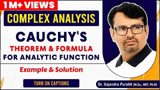 Cauchys Integral Formula For Analytic Function  Example amp Solution [upl. by Liuqa]