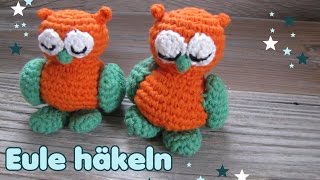 Amigurumi Eule Häkeln Gratisanleitung [upl. by Aznola]