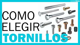 TORNILLOS 👉 Tipos de Tornillos 🔩 Caracteristicas Materiales y Usos de los Tornillos [upl. by Oisangi]