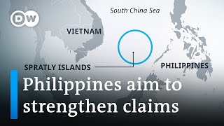 Philippines tries to strengthen its claim on contested South China Sea Spratly Islands  DW News [upl. by Stillmann]