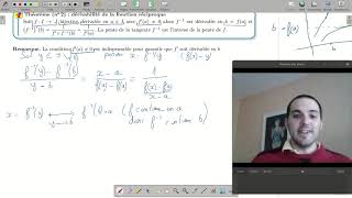 Cours Dérivabilité4 Théorème de la dérivabilité de la bijection réciproque [upl. by Katzen347]