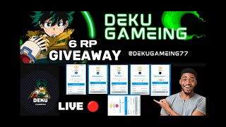 6 RP GIVEAWAY BGMI amp PUBGMBILE [upl. by Ibloc345]