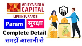 ABSLI param suraksha plan  aditya birla sun life insurance param suraksha plan  absli ulip plan [upl. by Blanc629]