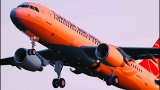 Takeoff and Landing Competition with A320 in Ankara Esenboga Airport [upl. by Namwen967]