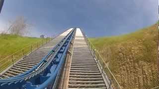 NEW 2012 Wild Eagle Ride at Dollywood Real POV HD GOPRO HERO 2 [upl. by Scandura]