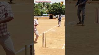 Thanjavur Jegan Hattrick Wicket lhcctrichy cricket tennisballcricket trending viral [upl. by Emad100]