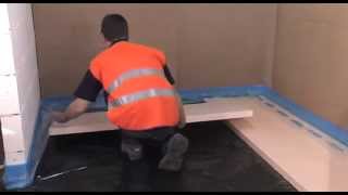 How to install Hep2O pocketed polystyrene system for underfloor heating [upl. by Divod]