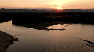 Willsboro New York Adirondacks Noblewood Beach Boquet River Delta Lake Champlain June 2021 DJI Mavic [upl. by Eerac634]