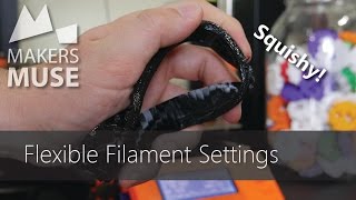 3D Printing with Flexible Filaments on stock hardware  3DP101 [upl. by Dyal706]