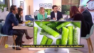 Légumes frais surgelés ou en conserve  lesquels sont les meilleurs [upl. by Skutchan]