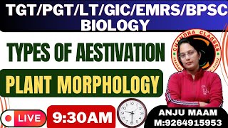 TYPES OF AESTIVATION II PLANT MORPHOLOGY  BY ANJU MAM [upl. by Orji]