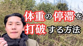 体重の停滞を打破する方法！痩せなくなったら必ず○○をしてください。 [upl. by Channing]