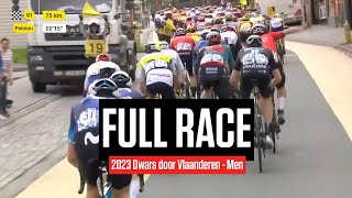 FULL RACE 2023 Dwars door Vlaanderen Men [upl. by Kleiman827]