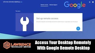 Access Your Desktop Remotely With Google Chrome Remote Desktop [upl. by Kallick940]