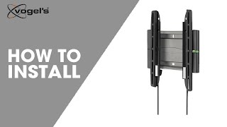 EFW 8105 8206 8305 and 8405  How to install  wall mount  Vogels [upl. by Dann971]