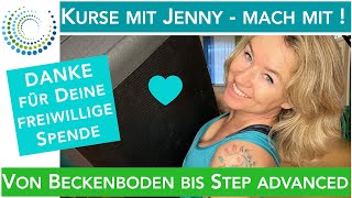 Kurse mit Jenny Sei dabei  step beckenboden rücken bauchbeinepo stepchoreo stepaerobic [upl. by Enreval430]