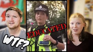 Americans Reacts To  American Tourist Thinks He Can School British Police [upl. by Laefar275]