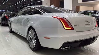 2021 Jaguar XJ White Beautiful Luxury First Look [upl. by Hanikahs320]