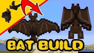 Minecraft Bat  Bat Build  Bat Statue PS4 XBox PC Pocket Edition Switch [upl. by Lopes]