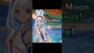 Free Welkin Moon GIVEAWAY Genshin Impact genshin shorts [upl. by Harold8]