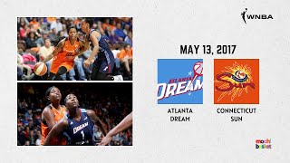 Atlanta Dream vs Connecticut Sun  May 13 2017  Full Game Replay [upl. by Asseralc66]