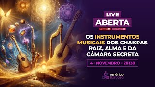 OS INSTRUMENTOS MUSICAIS DOS CHAKRAS Raiz Alma e da Câmara Secreta [upl. by Winthorpe785]