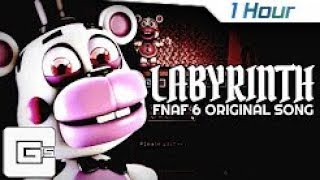 1 Hour FNAF 6 SONG ▶ quotLabyrinthquot  CG5 [upl. by Acenahs]