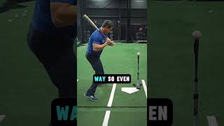 Stop flaring an OUTSIDE PITCH ☄️  with 12 year major leaguer weshelms18 hitting batting [upl. by Anallij]