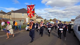 Pride of Bargeddie Flute Band  BARGEDDIE DAUGHTERS OF WILLIAM LLOL 215 70TH ANNIVERSARY 2024 [upl. by Atteuqal]