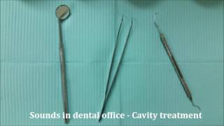 Sounds in dental office  cavity treatment ASMR [upl. by Drucilla510]