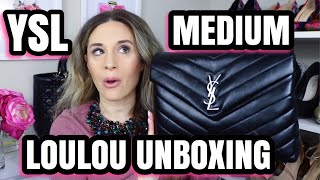 Saint Laurent Loulou Medium Shoulder bag UNBOXING [upl. by Letsou957]