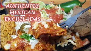 AUTHENTIC MEXICAN CHICKEN ENCHILADAS IN A HOMEMADE RED SAUCE [upl. by Magen]