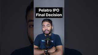 Pelatro IPO Final Decision🔥 Latest IPO GMP ipo buyback shortsfeed [upl. by Seligman]