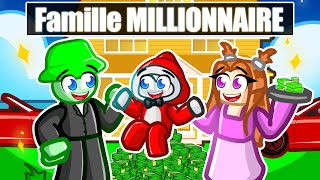 ADOPTÉ par la FAMILLE MILLIONNAIRE sur SNAPCHAT Roblox [upl. by Yur]