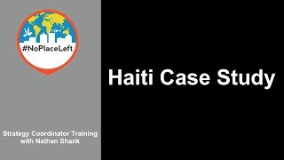 SCT 2017 Session 14  Haiti Case Study [upl. by Jacinthe128]