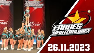 TLC Twixies  Cheerleading Landesmeisterschaft Nord 2023 in Hamburg  Youth Cheer  Level 1 [upl. by Etnasa]