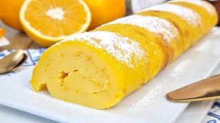 🍊🍊🇵🇹 ¡El Postre de Naranja Portugués Más Fácil y Rico Torta de Laranja [upl. by Aivil316]