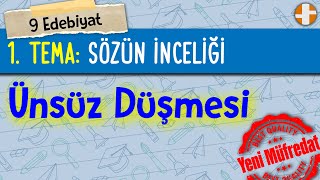 9 Edebiyat  Ünsüz Düşmesi [upl. by Atinar]