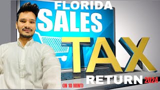 How To File Florida Sales TaxHow To File Sales Tax Return Online Florida DR 15 STEP BY STEP In 2023 [upl. by Eenrahc]