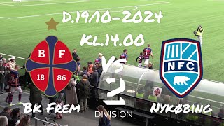 Bk FremNykøbing FcD19102024 [upl. by Ahtoelc]